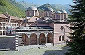 Rila Monastery, the five domed church the Nativity of the Virgin 